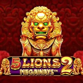 5 Lions Megaways 2 slot visual from Pragmatic Play available on sspinit.com