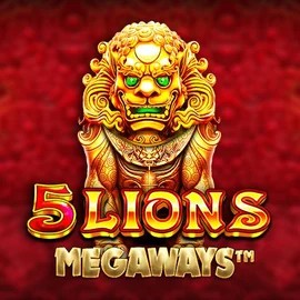 5 Lions Megaways slot logo by Pragmatic Play at Spinit Casino
