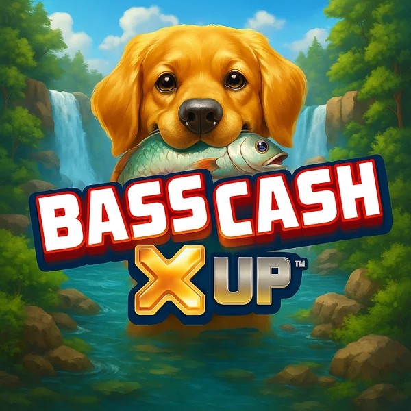 Bass Cash X UP online game logo by Alchemy Gaming on sspinit.com