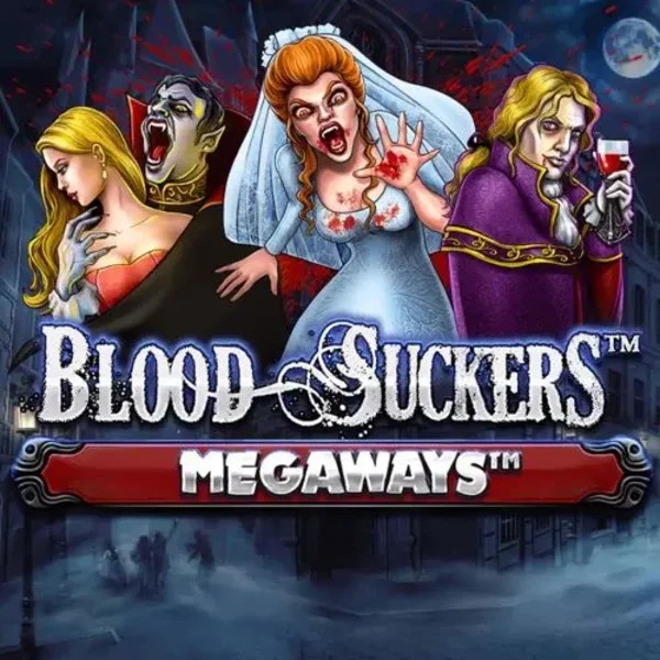 Official Slots logo: Blood Suckers Megaways by Red Tiger Gaming at Spinit Casino