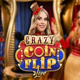 Crazy Coin Flip by Evolution, showcased at sspinit.com – game logo