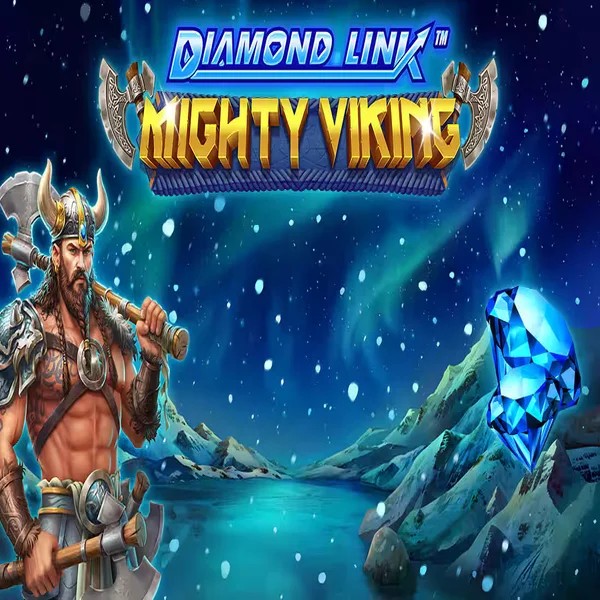 Diamond Link Mighty Viking logo by Greentube at Spinit Casino