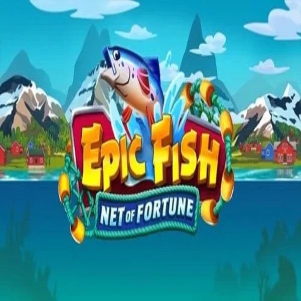 Epic Fish Net of Fortune online game logo by Quickspin on sspinit.com