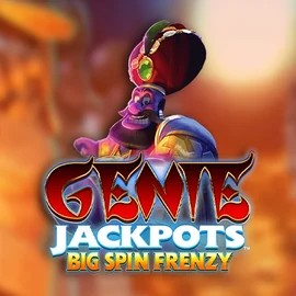 Jackpots logo of Genie Jackpots: Big Spin Frenzy from Blueprint Gaming at Spinit Casino
