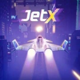 jetX slot logo by SmartSoft at Spinit Casino
