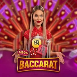 Official Live Casino logo: Mega Baccarat by Pragmatic Play at Spinit Casino