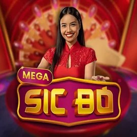 Mega Sic Bo online game logo by Pragmatic Play on sspinit.com