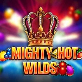 Mighty Hot Wilds logo by Inspired Gaming at Spinit Casino