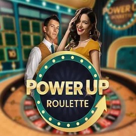 PowerUP Roulette slot logo by Pragmatic Play at Spinit Casino