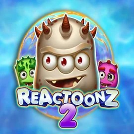 Reactoonz 2 slot logo by Play'n GO at Spinit Casino