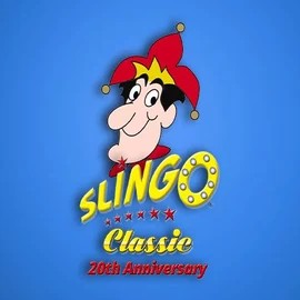 Slingo Classic 20th Anniversary slot logo by Slingo at Spinit Casino