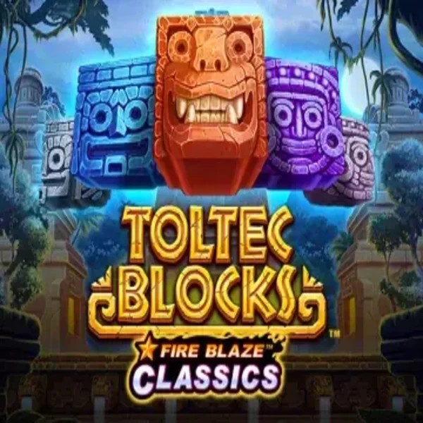 Fire Blaze: Toltec Blocks slot visual from Rarestone Gaming available on sspinit.com