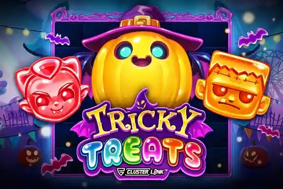 Official Slots logo: Tricky Treats by Push Gaming at Spinit Casino