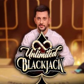 Unlimited Blackjack logo by Ezugi Spinit Casino